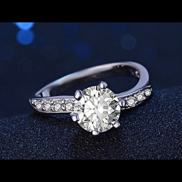 *SALE* Infinity Diamond ENGAGEMENT RING - Picture 2 of 10